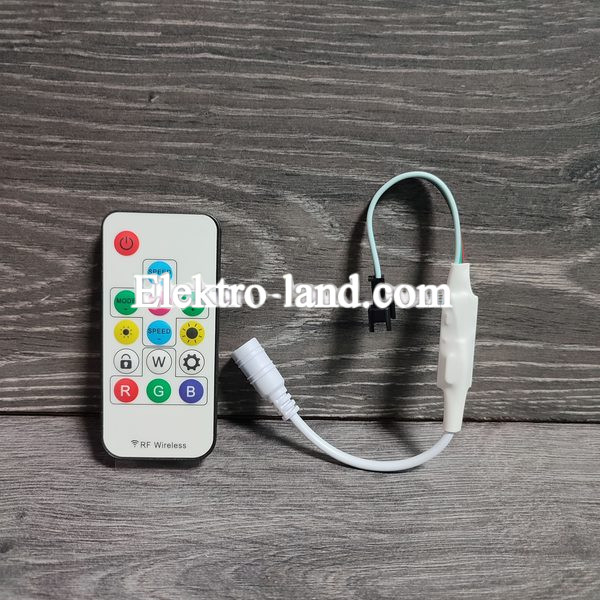 RGB Контроллер mini Smart strip 6А - Радио 14 кнопок  AVT 